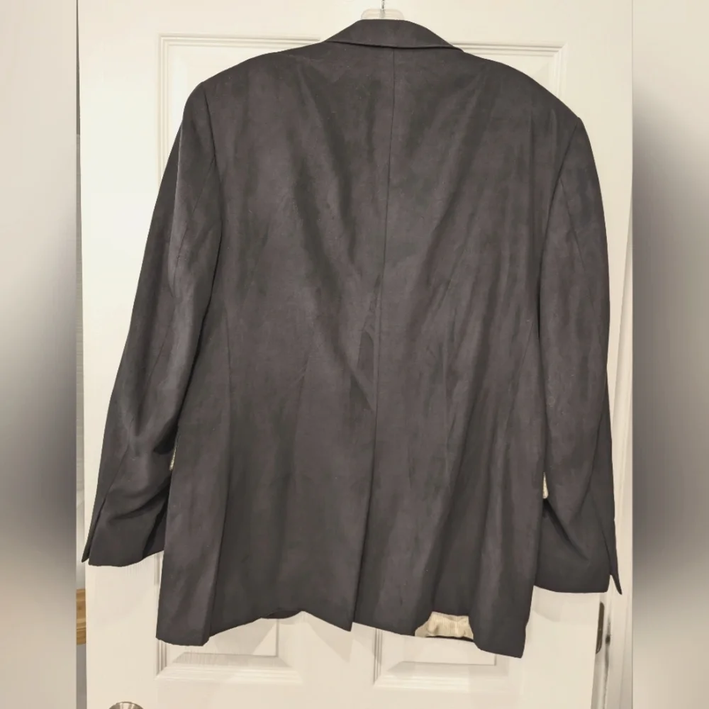 Jos. A. Bank Men’s suit black micropoly suede blazer Sport jacket coat size 41R
